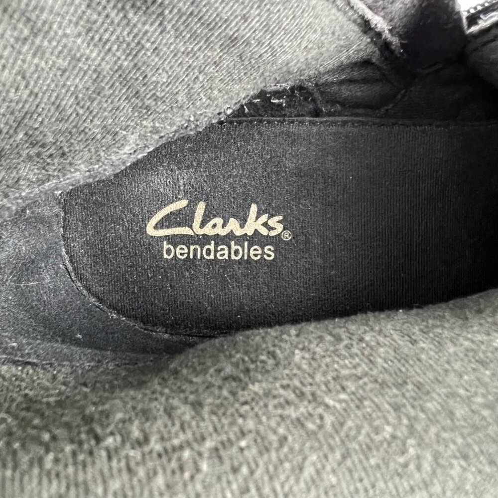 Clarks Black Heeled Boots - Picture 13 of 16